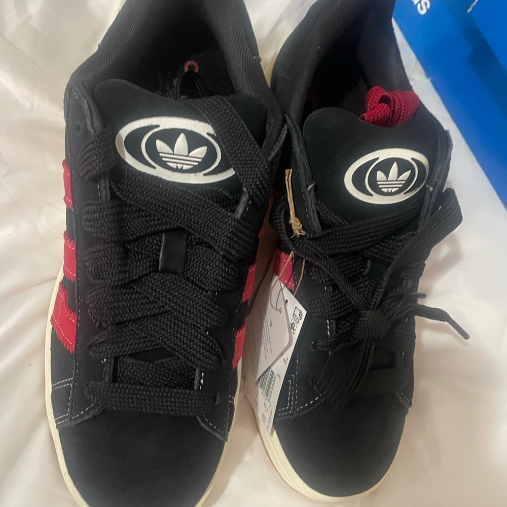 Adidas Black and Red Sneakers for Women and Men - Picture 5 of 13